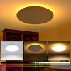 imagezouzai 2 Pack 12 inch Ceiling Light Flush Mount LED 2700K3000K3500K4000K5000K 5CCT Reset Colorful Night Light22W8W Dimmable Light Fixture for Bedroom Living Room Entertainment are