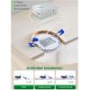 imagezouzai 1 Pack 4 Inch 5CCT UltraThin LED Recessed Ceiling Light with Junction Box 2700K3000K3500K4000K5000K Selectable 9W Eqv 80W Dimmable led can Lights  ETL and Energy Star CertifiedWhite6 Pack