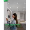 imagezouzai 1 Pack 4 Inch 5CCT UltraThin LED Recessed Ceiling Light with Junction Box 2700K3000K3500K4000K5000K Selectable 9W Eqv 80W Dimmable led can Lights  ETL and Energy Star CertifiedWhite6 Pack