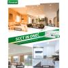 imagezouzai 1 Pack 4 Inch 5CCT UltraThin LED Recessed Ceiling Light with Junction Box 2700K3000K3500K4000K5000K Selectable 9W Eqv 80W Dimmable led can Lights  ETL and Energy Star CertifiedWhite1 Pack