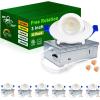 imagezouzai 1 Pack 4 inch 5CCT LED Gimbal Led Recessed Light with Junction Box 36090 Adjustable Directional Eyeball Lighting Dimmable 2700K3000K3500K4000K5000K 900LM 10W85WETLampampEnergy StarWhite 6 Pack