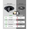 imagezouzai 1 Pack 4 inch 5CCT LED Gimbal Led Recessed Light with Junction Box 36090 Adjustable Directional Eyeball Lighting Dimmable 2700K3000K3500K4000K5000K 900LM 10W85WETLampampEnergy StarBlack 6 Pack