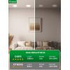 imagezouzai 20 Pack 4 Inch UltraThin LED Recessed Ceiling Light with Junction Box 5CCT Adjustable Dimmable CanKiller Downlight  ETL and Energy Star Certified5CCT