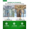 imagezouzai Low Profile Ceiling Fan with Lights and Remote 189 inch Modern Ceiling Fans Flush Mount Dimmable LED Fan Light Ceiling Fans with Lights for Bedroom Black Frosted RingWhite