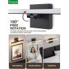 imagezouzai Modern LED Bathroom Vanity Light Bar Black IP44 Over Mirror Bath Wall Fixture 5CCT Adjustable DualSided 180 Adjustable Angle 16 inch16 inch