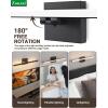 imagezouzai Second Generation Modern LED Bathroom Vanity Light Bar Black IP44 Over Mirror Bath Wall Fixture 5CCT Adjustable DualSided 180 Adjustable Angle 32 inch24 inch 2nd Gen