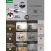 imagezouzai Second Generation Modern LED Bathroom Vanity Light Bar Black IP44 Over Mirror Bath Wall Fixture 5CCT Adjustable DualSided 180 Adjustable Angle 32 inch24 inch 2nd Gen