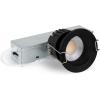 imagezouzai 12 Pack 3 Inch 5CCT LED anit Glare Down Light with Junction Box 2700K3000K3500K4000K5000K Selectable LED spot Dimmable  ETL and Energy Star Certified Black 3 inch 12 PackBlack