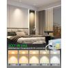 imagezouzai 12 Pack 3 Inch 5CCT LED anit Glare Down Light with Junction Box 2700K3000K3500K4000K5000K Selectable LED spot Dimmable  ETL and Energy Star Certified Black 3 inch 12 PackWhite
