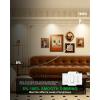 imagezouzai 12 Pack 3 Inch 5CCT LED anit Glare Down Light with Junction Box 2700K3000K3500K4000K5000K Selectable LED spot Dimmable  ETL and Energy Star Certified Black 3 inch 12 PackBronze