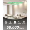imagezouzai 12 Pack 3 Inch 5CCT LED anit Glare Down Light with Junction Box 2700K3000K3500K4000K5000K Selectable LED spot Dimmable  ETL and Energy Star Certified Black 3 inch 12 PackWhite