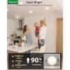 imagezouzai 24 Pack UltraThin LED Recessed Ceiling Light with Junction Box 5CCT Adjustable Dimmable CanKiller Downlight  ETL and Energy Star Certified Baffle 6 inch6 inch