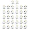 imagezouzai 32 Pack 6 Inch UltraThin LED Recessed Ceiling Light with Junction Box 5CCT Reset Dimmable