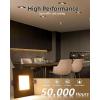 imagezouzai Square Led Recessed Lighting5CCT Ultra Thin Square Led Ceiling Light with Junction BoxCRI902700K5000K SelectableDimmable Canless DownlightETL and Energy Star Black12 Pack 4 InchBlack