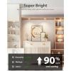 image:imagezouzai 24 Pack 3 inch UltraThin LED Recessed Ceiling Light with Junction Box 5CCT Adjustable Dimmable CanKiller Downlight  ETL and Energy Star Certified Baffle 3 inch