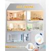 image:imagezouzai 24 Pack 3 inch UltraThin LED Recessed Ceiling Light with Junction Box 5CCT Adjustable Dimmable CanKiller Downlight  ETL and Energy Star Certified Baffle 3 inch
