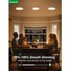 image:imagezouzai 3rd Gen 7Inch UltraThin LED Flush Mount Ceiling Light 067 LowProfile for Low Ceilings 15W 1510LM Dimmable 5CCT 2700K6000K FireRetardant ETL Listed amp Energy Star Damp RatedWhite1 Pack